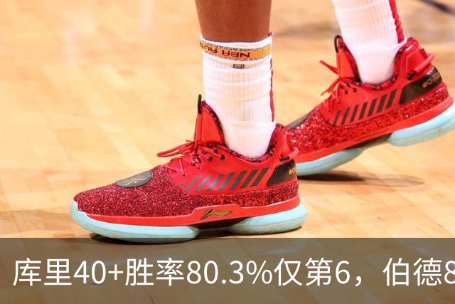 库里40+胜率80.3%仅第6，伯德87.2%领跑
