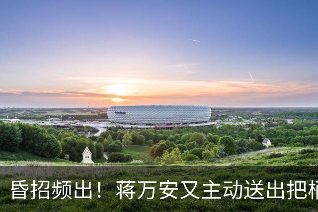 昏招频出！蒋万安又主动送出把柄，卢秀燕也不一定救得了